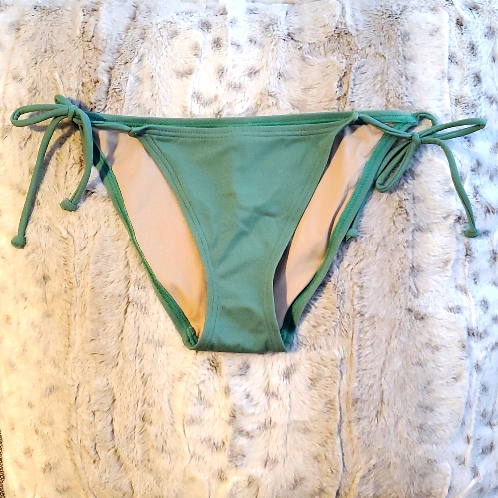 VICTORIA'S SECRET Green Bikini Bottoms- XS
